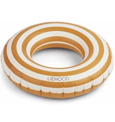 Liewood badring Baloo, rand mustard/creme de la creme