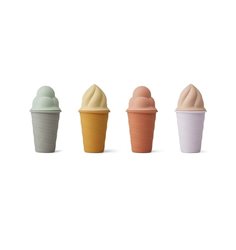 Liewood badleksak glass Bay 4-pack, light lavender mix