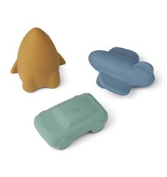 Liewood badleksak Jacob 3-pack, blue multi mix