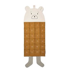 Liewood julkalender Klaus, Mr Bear golden caramel