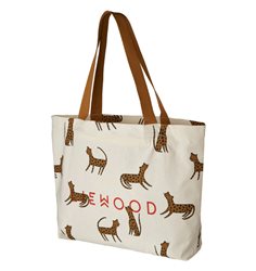 Liewood tygkasse stor, leopard/sandy