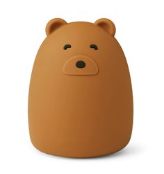 Liewood nattlampa Winston, Mr bear golden caramel