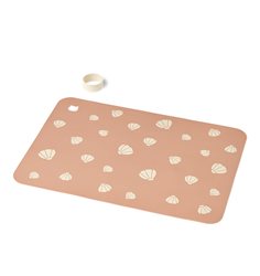 Liewood underlägg silikon Jude, shell/pale tuscany