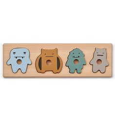Liewood pussel Suki, blue fog multi mix