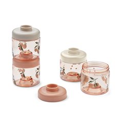 Liewood snack lådor Dominique 4-pack, peach/sea shell