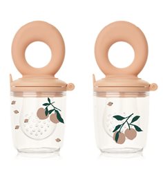 Liewood food feeder Miranda 2-pack, peach/sea shell