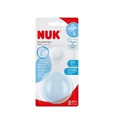 NUK amningsnapp silikon 2-pack, stl L