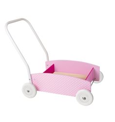 Jabadabado läragåvagn, rosa