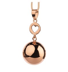 Gravidsmycke Bola hjärta roséguld