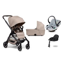 Joolz HUB2 duovagn + BeSafe Go Beyond babyskydd + isofixbas