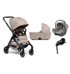 Joolz HUB2 duovagn + Joie i-Snug babyskydd + isofixbas Encore