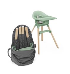 Stokke Clikk matstol + förvaringsväska, valfri färg