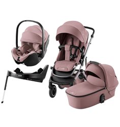 Britax Smile 5Z duovagn + Baby-Safe Pro babyskydd + Vario bas