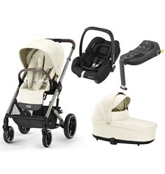 Cybex Balios S Lux duovagn + Maxi-Cosi CabrioFix i-Size + bas