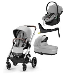 Cybex Balios S Lux duovagn + Maple babyskydd + Alfi isofixbas