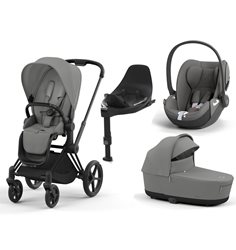 Cybex Priam duovagn med Cloud T babyskydd & bas