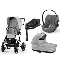Cybex Talos S Lux duovagn + Cloud G babyskydd & bas
