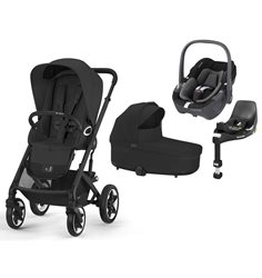 Cybex Talos S Lux duovagn + Pebble 360 babyskydd + bas