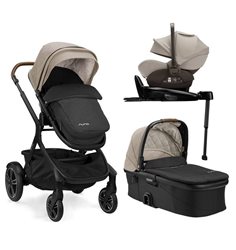 Nuna Demi Grow duovagn + Arra babyskydd + bas