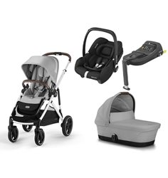 Cybex Gazelle S duovagn + Maxi-Cosi CabrioFix i-Size + bas