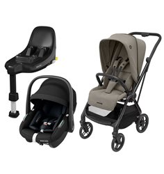 Maxi-Cosi Leona 2 sittvagn + Pebble S babyskydd + isofixbas