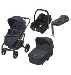 Maxi-Cosi Lila XP Plus duovagn + CabrioFix i-Size + bas