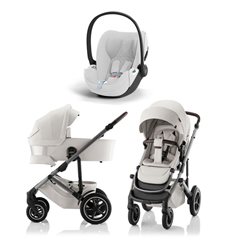 Britax Smile 5Z duovagn + Cybex Cloud T babyskydd