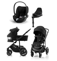 Britax Smile 5Z duovagn + Cybex Cloud T babyskydd + isofixbas