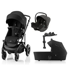 Britax Smile 5Z duovagn + Joie I-Snug 2 babyskydd + isofixbas LX 2