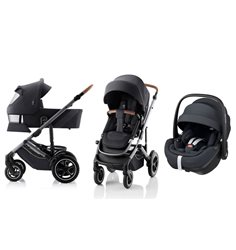 Britax Smile 5Z duovagn + Maxi-Cosi Pebble 360 Pro babyskydd
