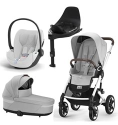 Cybex Talos S Lux duovagn + Cloud T babyskydd + bas