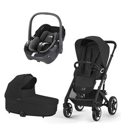 Cybex Talos S Lux duovagn + Maxi-Cosi Pebble 360