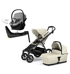 Thule Urban Glide 4W duovagn + Maple babyskydd & bas