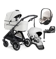 Emmaljunga Sento Urban duovagn Ergo+ Baby-Safe Pro babyskydd + bas