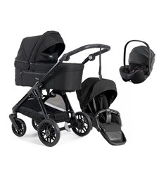 Emmaljunga Sento Urban duovagn Flat+ Baby-Safe Pro babyskydd