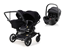 Emmaljunga Double Sento duovagn + Britax Römer Baby-Safe Pro babyskydd