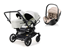Emmaljunga Double Sento duovagn + Britax Römer Baby-Safe Pro babyskydd