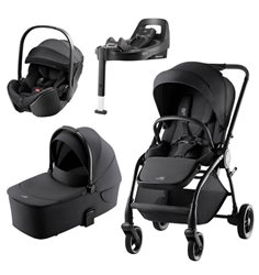 Britax Rio duovagn + baby-safe pro babyskydd + bas