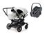 Emmaljunga Double Sento duovagn + Maxi-Cosi Pebble 360 babyskydd