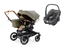 Emmaljunga Double Sento duovagn + Maxi-Cosi Pebble 360 babyskydd