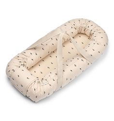 Liewood babynest Gro, mini whale sandy