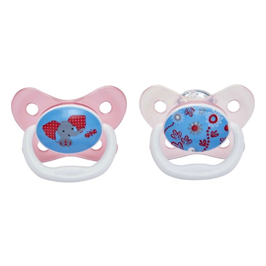 Dr.Brown sugnapp PreVent Butterfly 6-12m, 2-pack rosa