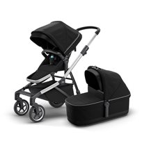 Thule Sleek duovagn, midnight black/silver chassi