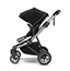 Thule Sleek duovagn, midnight black/silver chassi