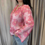 Romantisk blommig blus