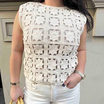 Virkad tanktop