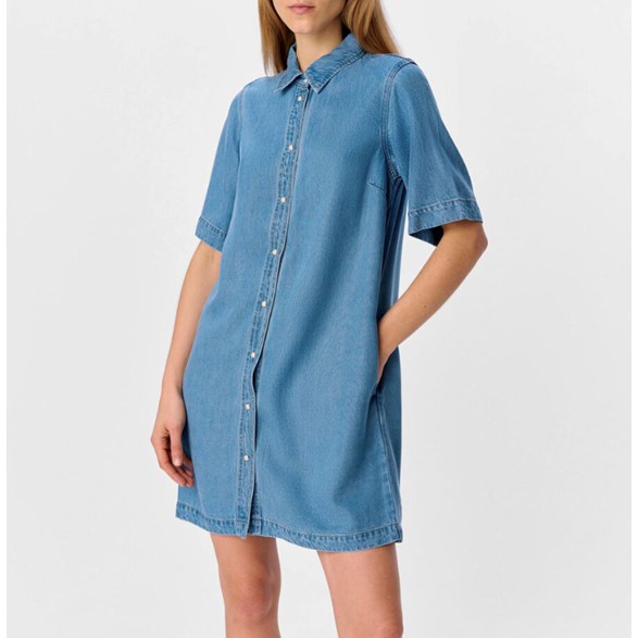 Denim kort klänning