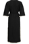 Vimanda wavy v-neck midi dress