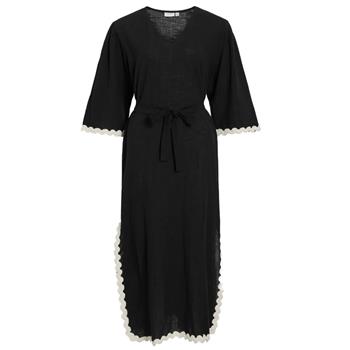 Vimanda wavy v-neck midi dress