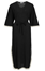 Vimanda wavy v-neck midi dress